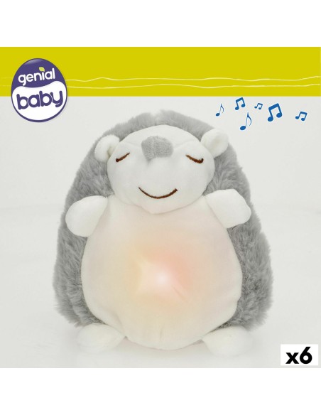 Musical Plush Toy Colorbaby Plastic 16 x 14 x 14 cm (6 Units)