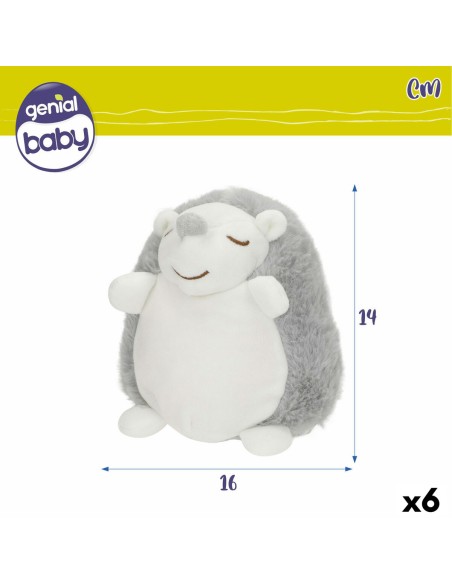 Musical Plush Toy Colorbaby Plastic 16 x 14 x 14 cm (6 Units)