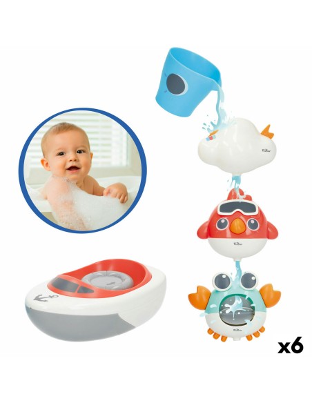 Bath Toy Colorbaby 16 x 6,5 x 9 cm 6 Units