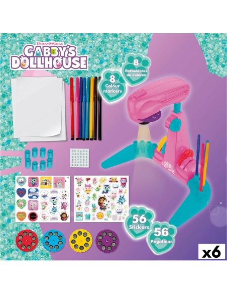 Drawing Set Gabby's Dollhouse (6 Units)