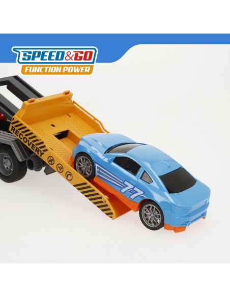 Crane Lorry Speed & Go 33 x 23 x 12 cm (4 Units)