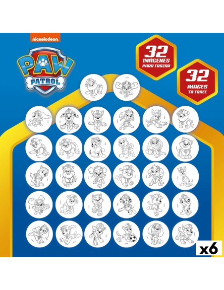 Drawing Set The Paw Patrol (6 Units)
