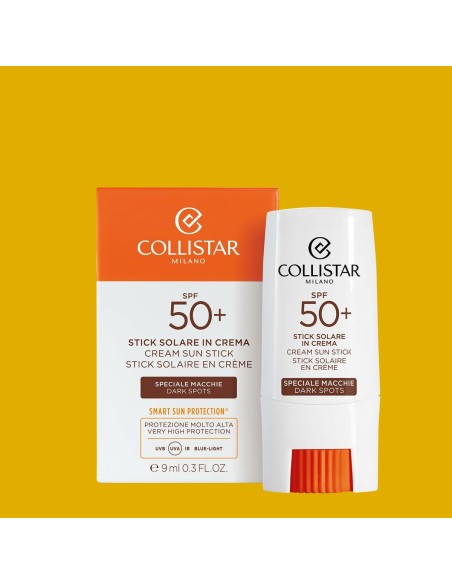Facial Sun Cream Collistar PERFECT TANNING Spf 50 Spf 50+ 9 ml Anti-stain