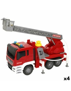 Fire Engine with Light and Sound Speed & Go 34 x 25 x 12 cm (4 Units)