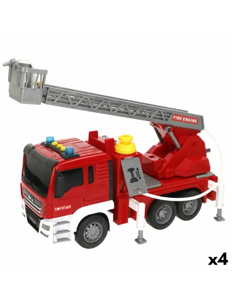 Fire Engine with Light and Sound Speed & Go 34 x 25 x 12 cm (4 Units)