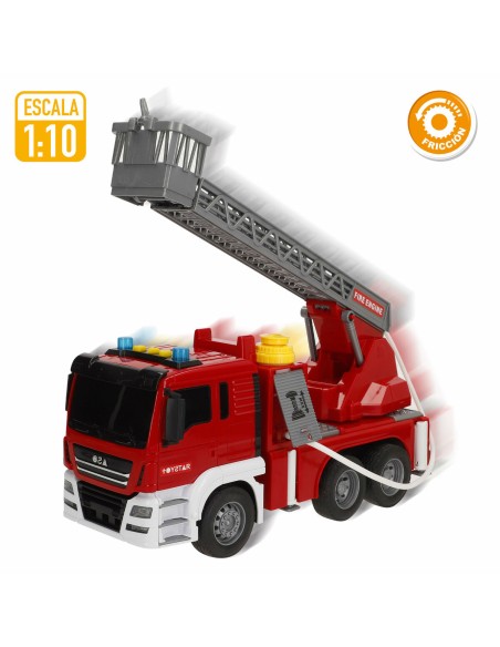 Fire Engine with Light and Sound Speed & Go 34 x 25 x 12 cm (4 Units)