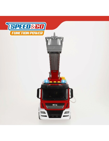 Fire Engine with Light and Sound Speed & Go 34 x 25 x 12 cm (4 Units)