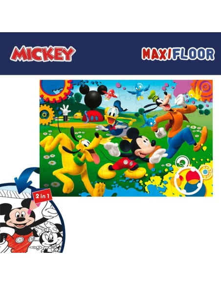 4-Puzzle Set Mickey Mouse 35 x 1,5 x 25 cm 48 Pieces (6 Units)