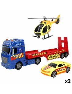 Vehicle Carrier Truck Speed & Go 55 x 17 x 12 cm (2 Units)