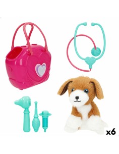 Fluffy toy Colorbaby Plush Plastic 10 x 17 x 9 cm (6 Units)