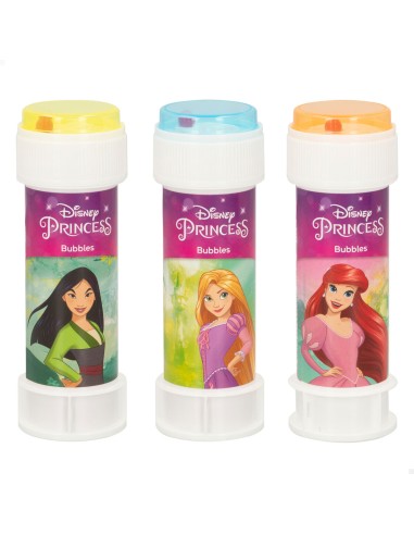 Bubble Blowing Game Disney Princess 3,8 x 11,5 x 3,8 cm (24 Units)