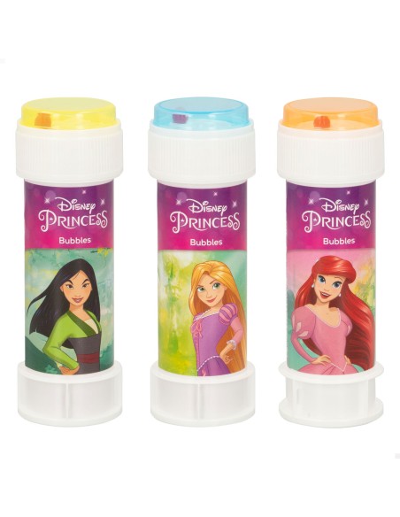 Bubble Blowing Game Disney Princess 3,8 x 11,5 x 3,8 cm (24 Units)
