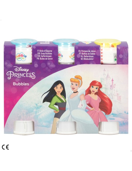 Bubble Blowing Game Disney Princess 3,8 x 11,5 x 3,8 cm (24 Units)
