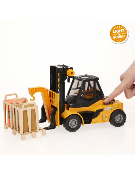 Construction Vehicles Colorbaby Light Sound 26 x 14 x 10 cm (6 Units)
