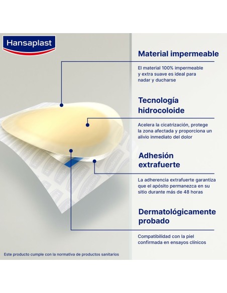 Sterilized Dressings Hansaplast HP FOOT EXPERT 6 Units