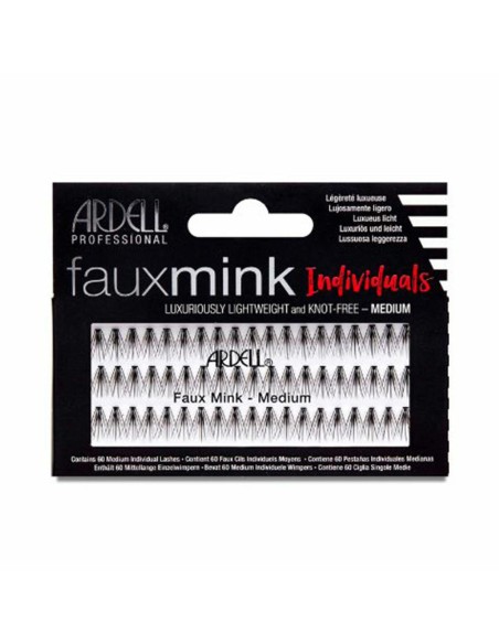 Set of false eyelashes Ardell Medium Black Individual 60 Pieces
