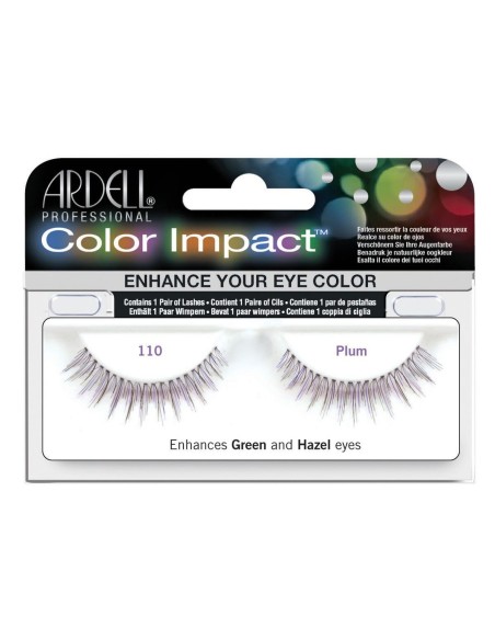 Set of false eyelashes Ardell Color Impact Nº 110 Plum