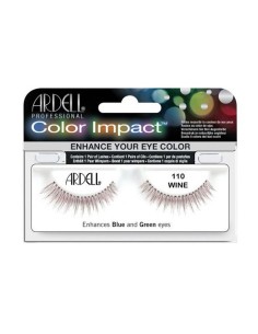 Set of false eyelashes Ardell Color Impact Nº 110 Wine