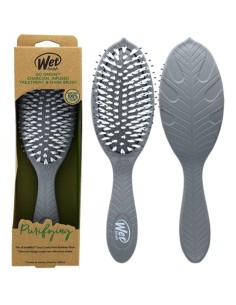 Detangling Hairbrush The Wet Brush Go Green Grey Softening