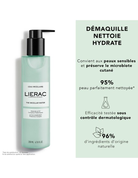 Facial Make Up Remover Lierac L'Eau Micellaire 50 ml