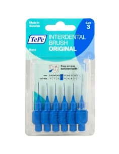 Interdental brushes Tepe Blue 0,6 mm 6 Units