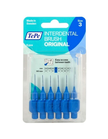 Interdental brushes Tepe Blue 0,6 mm 6 Units