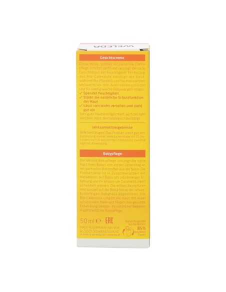 Hydrating Facial Cream for Babies Weleda Baby Calendula 50 ml