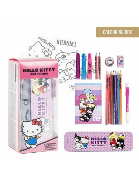 Drawing Set Hello Kitty White