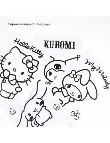 Drawing Set Hello Kitty White