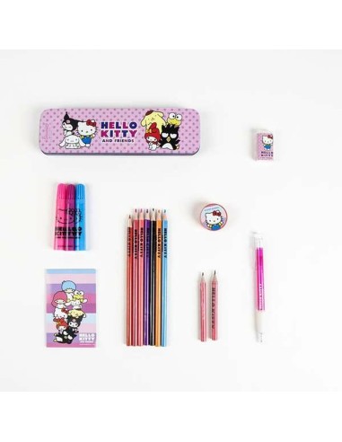 Drawing Set Hello Kitty White
