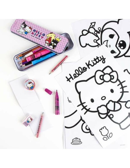Drawing Set Hello Kitty White