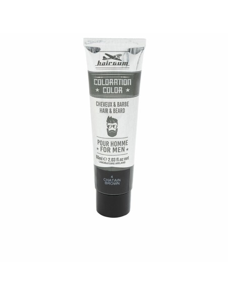 Permanent Dye Hairgum COLORATION Brown Nº4 Nº 4-Castano 60 g