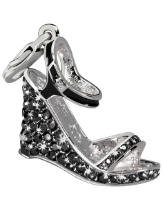 Woman's charm link Glamour GS2-01 Black (4 cm) 2