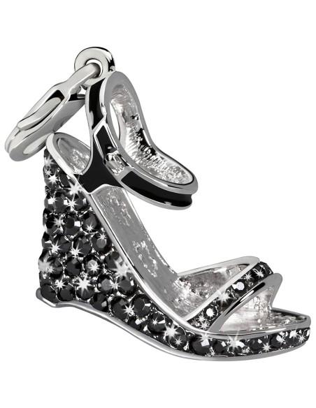 Woman's charm link Glamour GS2-01 Black (4 cm)