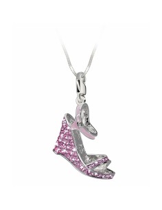 Woman's charm link Glamour GS2-30  Pink (4 cm) 2