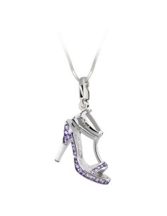 Woman's charm link Glamour GS4-19  Purple (4 cm) 2