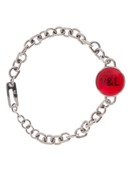 Ladies'Bracelet Victorio & Lucchino VJ0074BR Red Steel Silver