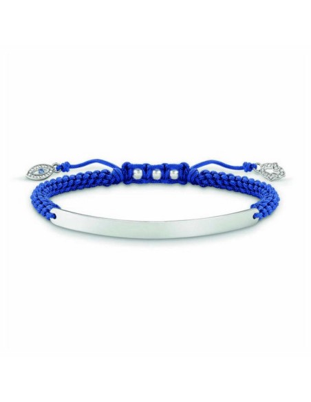 Ladies' Bracelet Thomas Sabo LBA0066-897-1 16 - 19 cm Silver Blue 21 cm