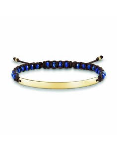 Ladies'Bracelet Thomas Sabo LBA0056-892-32-L19v Blue Golden Silver (16 - 19 cm)