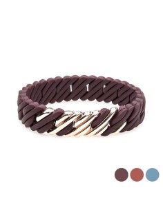 Ladies'Bracelet TheRubz Silicone Stainless steel Steel/Silicone