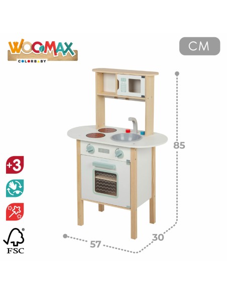 Toy kitchen 57 x 85 x 30 cm (2 Units)