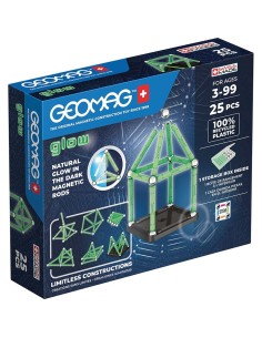 Playset Geomag Glow Recycled 25 Pieces