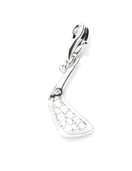 Ladies' Beads Xenox CHARM_GOLF2 Silver 1 cm