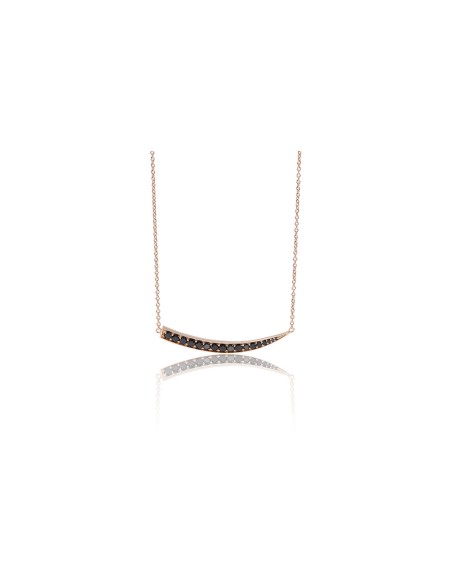 Ladies' Necklace Sif Jakobs C1012-BK-RG 45 cm