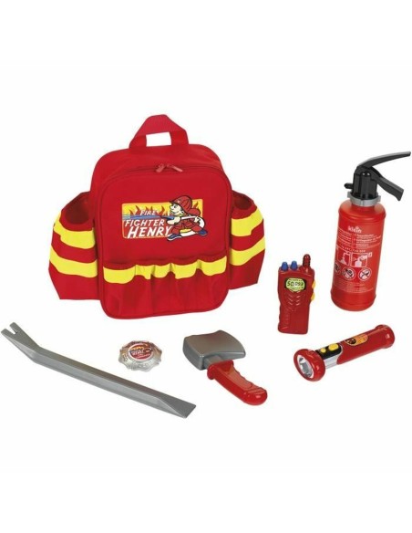 Fireman set Klein Rucksack 7 Pieces
