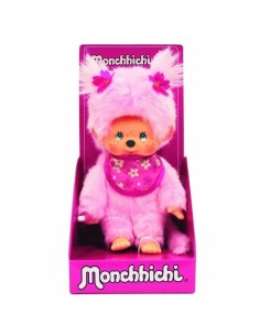 Fluffy toy Bandai MONCHHICHI Pinky Pink (1 Piece) 2
