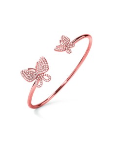 Bracelet Folli Follie Butterflies Sterling silver (Ø 55 mm) 2