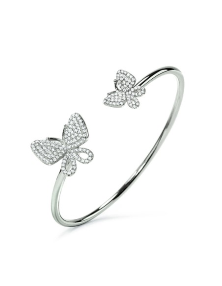 Bracelet Folli Follie Butterflies Sterling silver (Ø 55 mm)