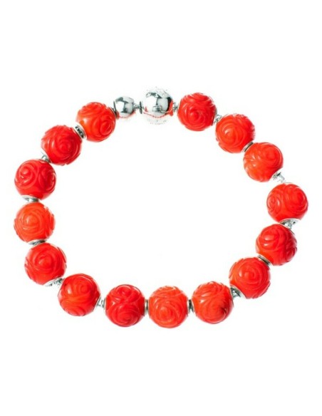 Ladies' Bracelet Thomas Sabo KT0147-870-10-L17 Red 20 cm