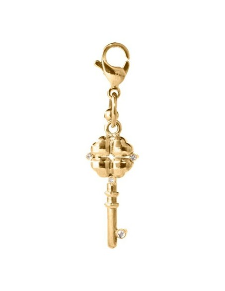 Ladies'Beads Folli Follie 3P1T009RC Golden (3 cm)